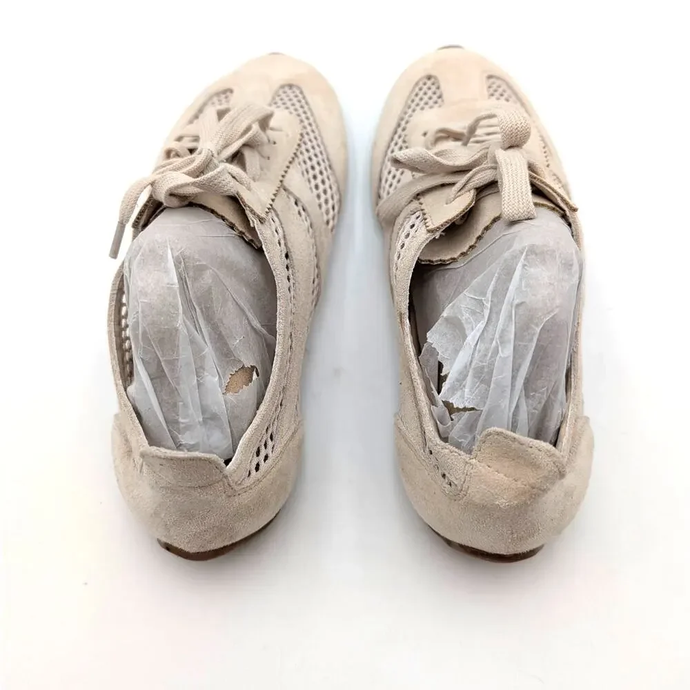 Journee Collection Chasse Lace-Up Sneaker Shoes Women's Beige Size US10M EU40